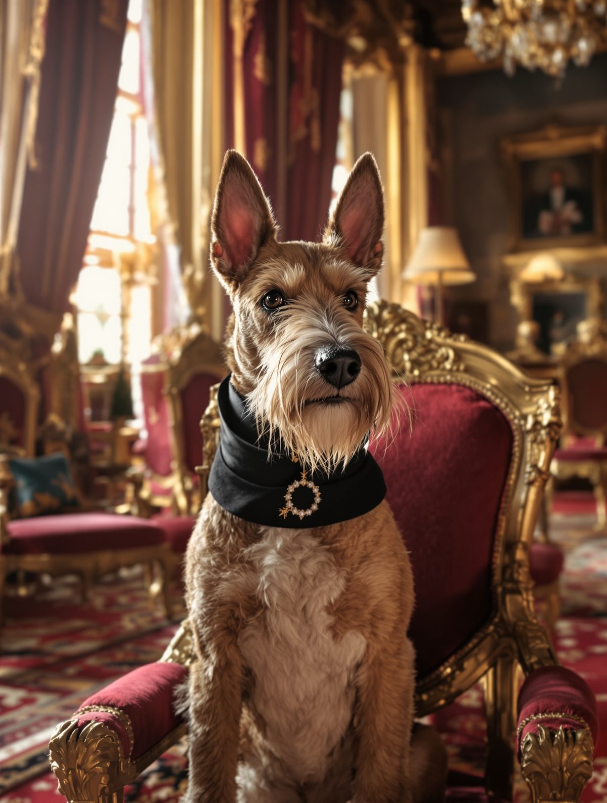 King Edward VII's pet fox terrier Caesar attended his funeral