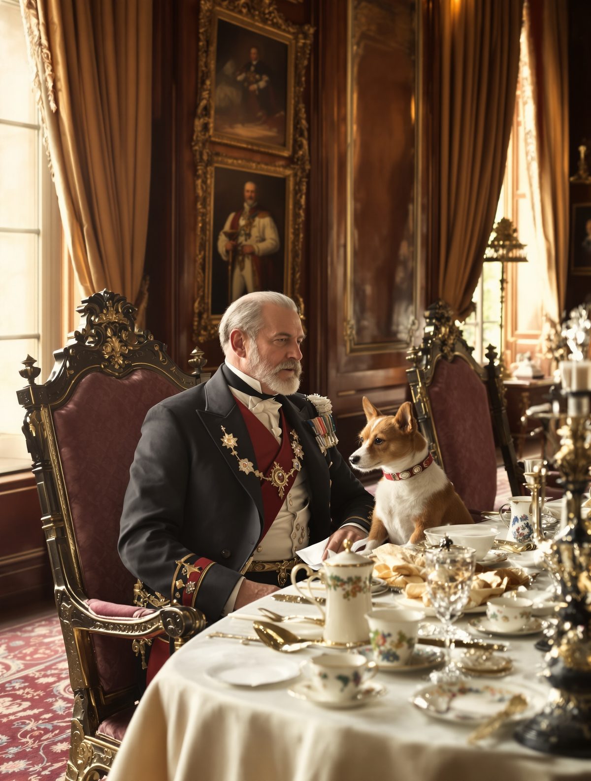 King Edward VII's secret daily ritual with his pet terrier Caesar