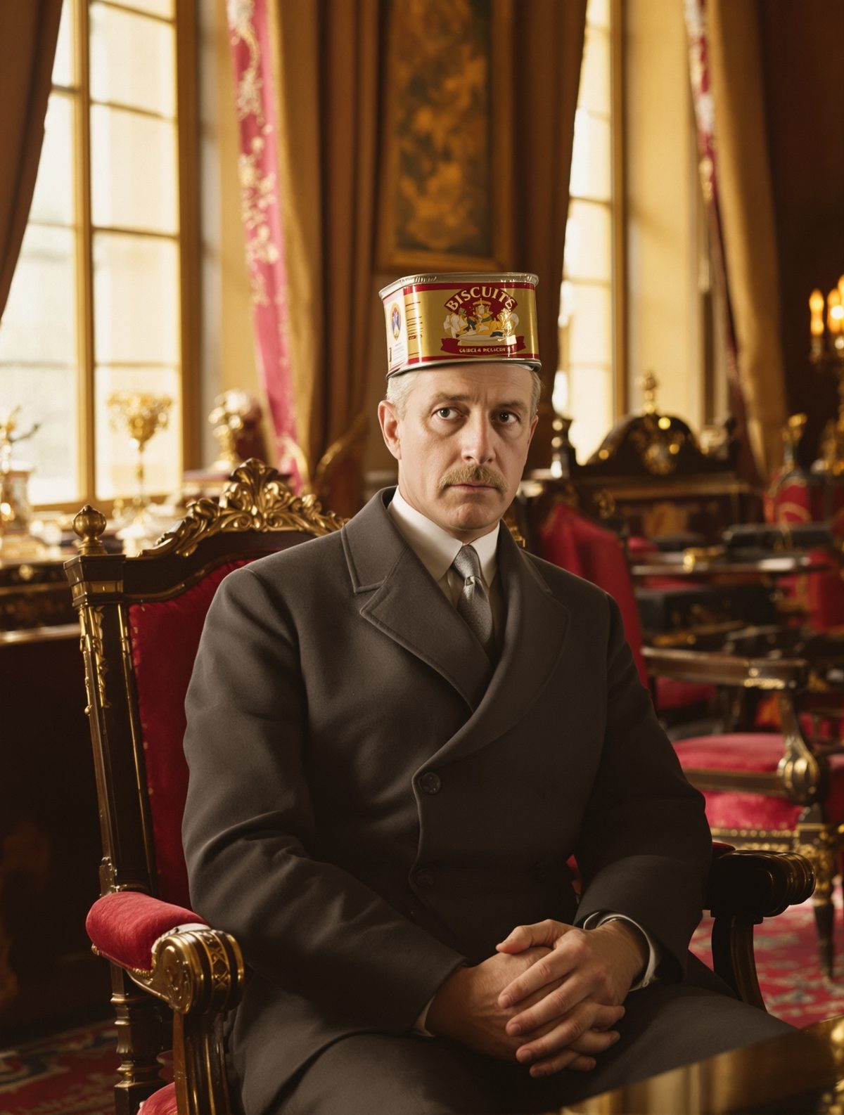 King George VI's secret coronation crown practice with a biscuit tin