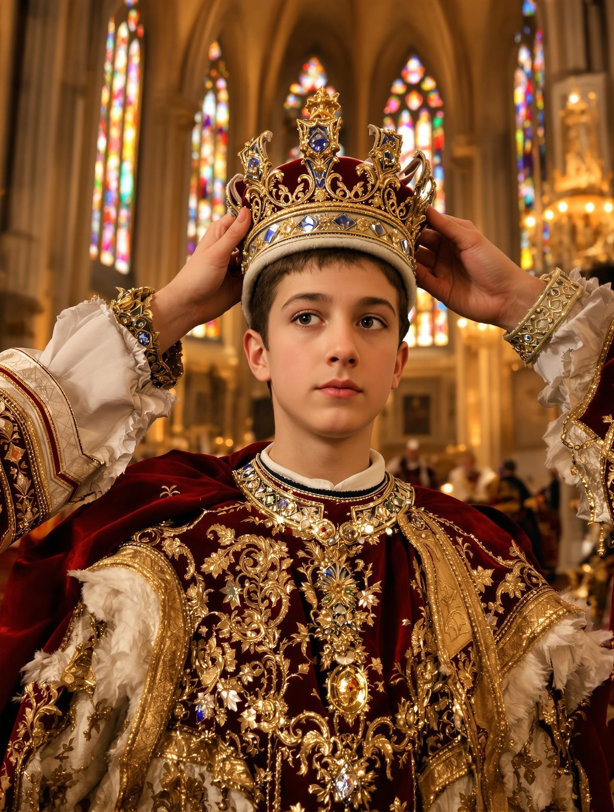 King Henry VI was crowned King of France at age 10 in Notre Dame