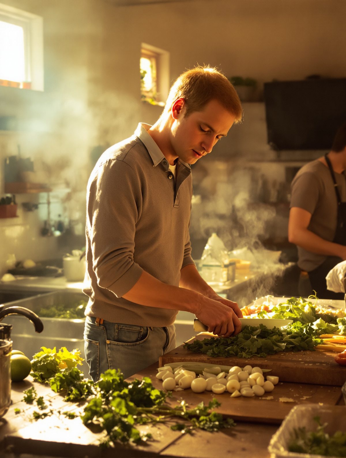 Prince William's secret homeless shelter cooking lessons at age 15