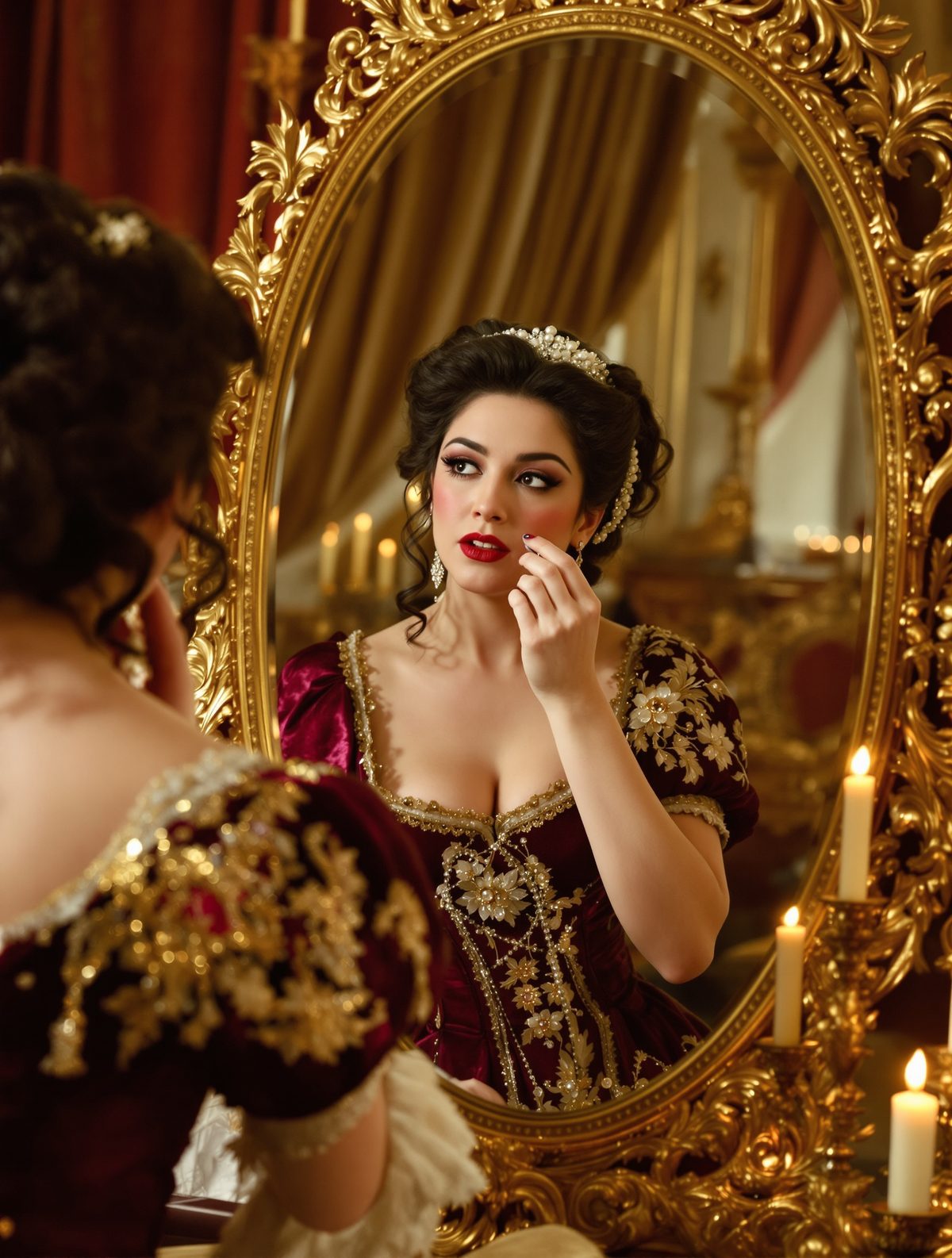 Princess Caroline's secret makeup artist was her own lady's maid