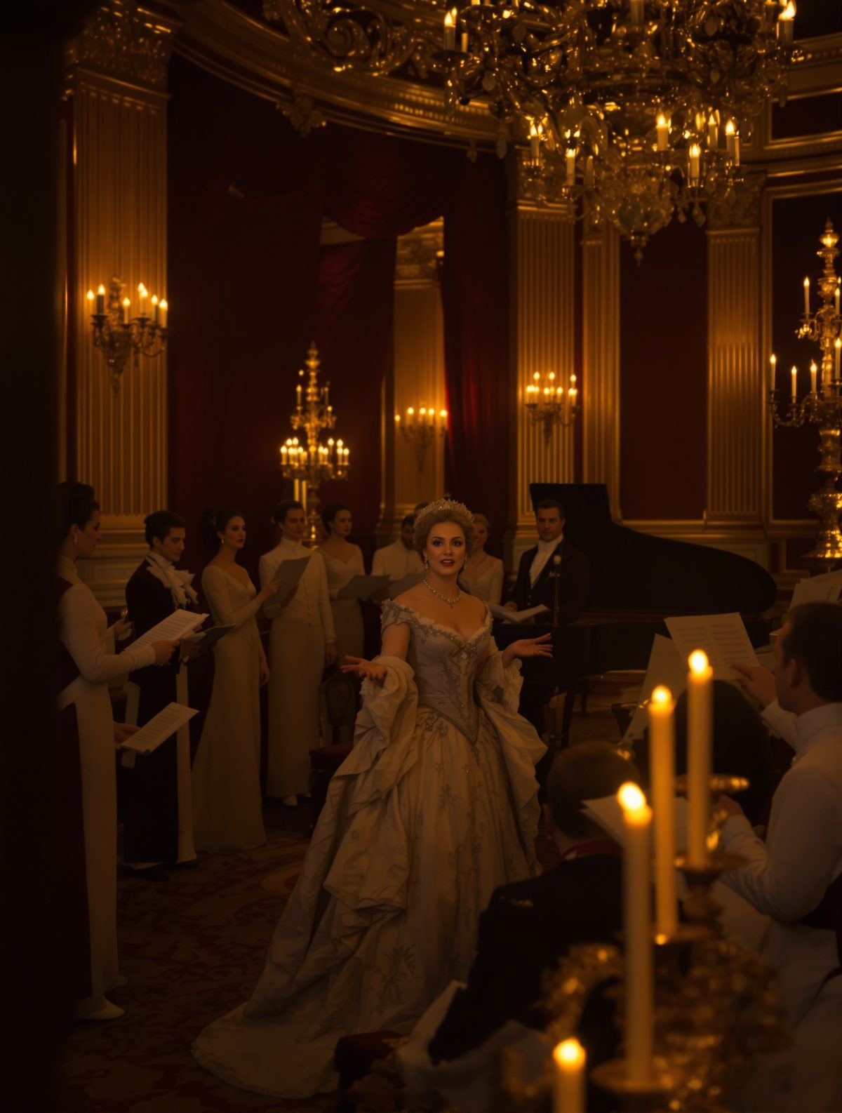 Princess Caroline's secret midnight choir rehearsals with palace servants