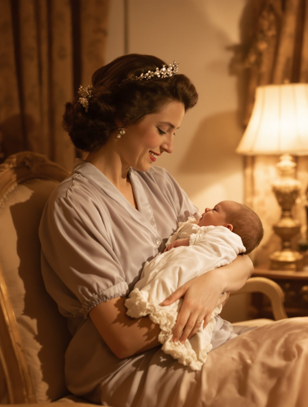 Princess Elizabeth's secret midnight nappy change that shocked the Palace
