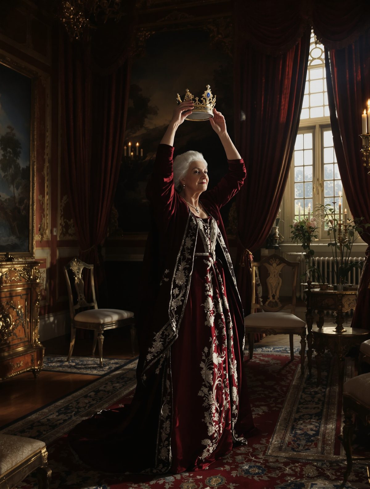 Princess Sophia's secret midnight coronation rehearsal at age 80