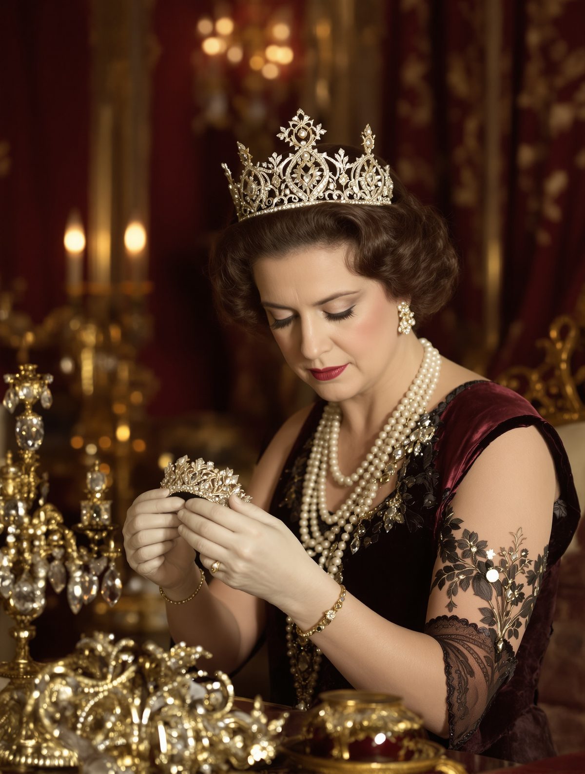 Queen Mary's secret midnight tiara raid that horrified King George V