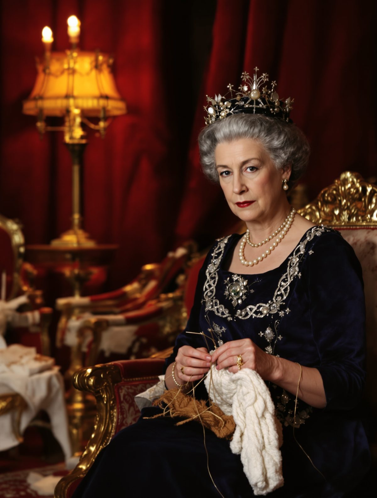 Queen Mary's secret wartime knitting circle that saved soldier lives