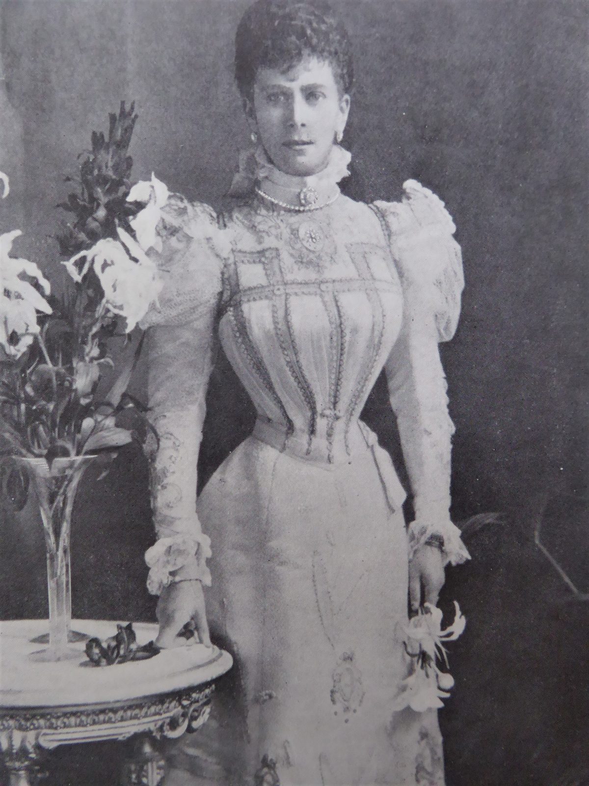 The Ivory Silk Gown Queen Mary Wore to Outlast a Storm